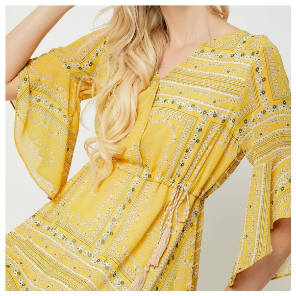 The Country Bohemian Vintage Style Dress - Picture 3 of 8